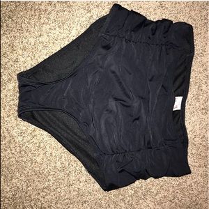 Black swimsuit bottoms
